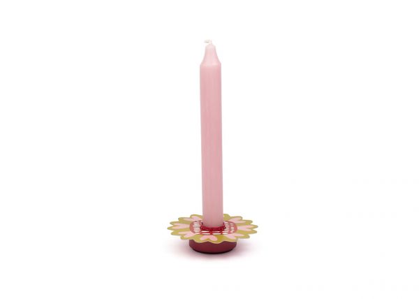 candleholder Bell - strawberry red